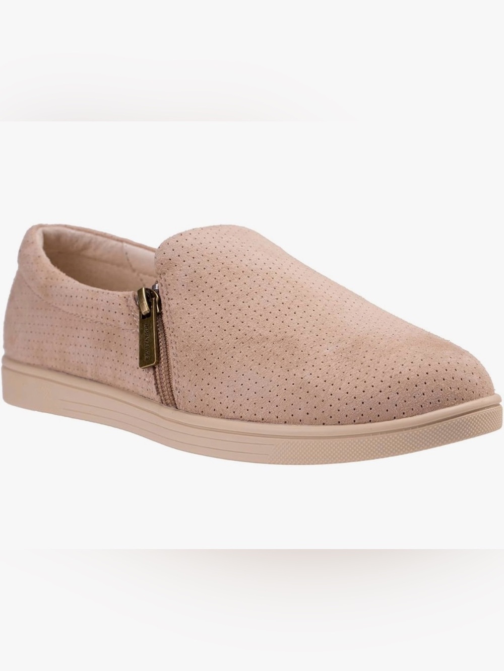 Revitalign Lara Women’s Slip-On Perforated Comfort Sneaker - Sesame Size 10 NWT